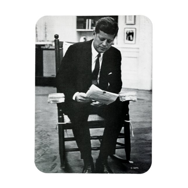 Ímã Fotografia de John F. Kennedy 2 (Vertical)