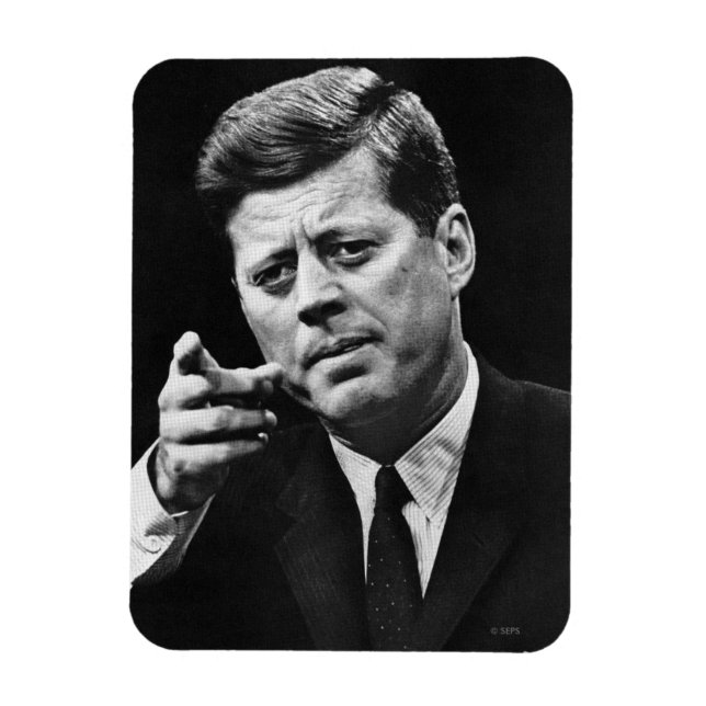 Ímã Fotografia de John F. Kennedy 3 (Vertical)