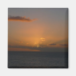 Imã Fotografia de paisagens do Sol por Trás das Nuven
