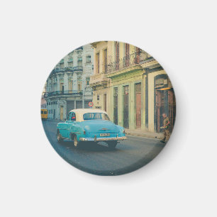 Imã Fotografia de Rua de Carro Clássico Antigo Havana