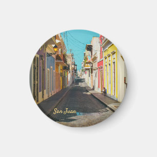Imã Fotografia de Rua Empedrada do Velho San Juan