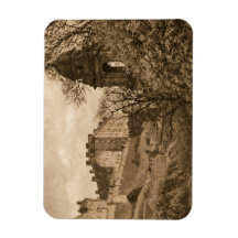 Fotografia Sepia do Castelo de Edimburgo