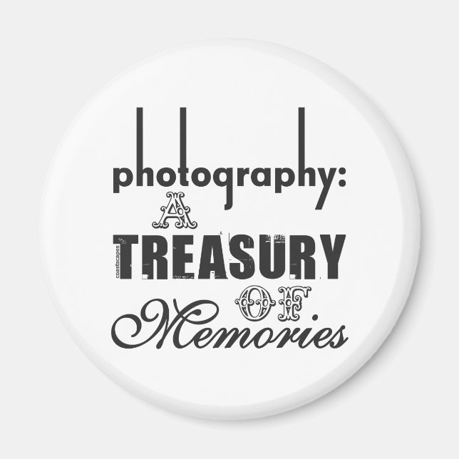 Imã Fotografia Um Tesouro de Memórias (Frente)