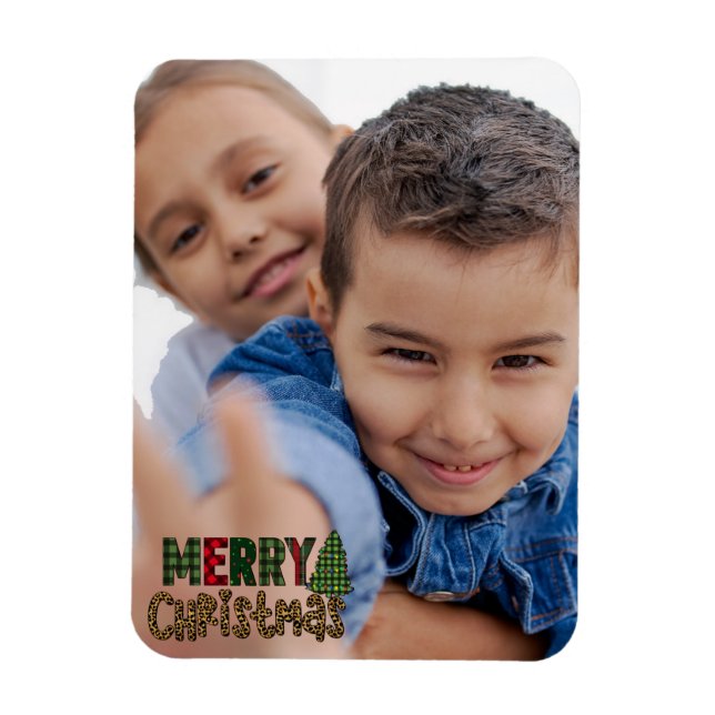 Ímã Fotografias Magnéticas de Natal | Foto de Natal (Vertical)