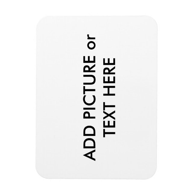 ímã fotográfico flexível Imagem e texto personaliz (Vertical)