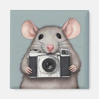 Imã Fotógrafo De Rato Cortado