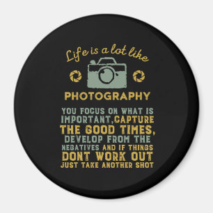 Imã Fotógrafo Inspirativo Desenvolvido a Partir de Ne