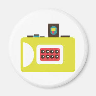 Imã Fotógrafo super colorido da câmera do divertimen