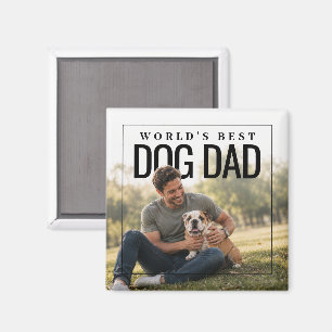 Imã FotoPop do Melhor Pai de Cachorro do Mundo