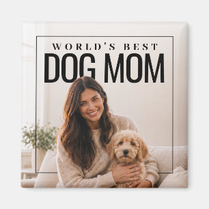 Imã FotoPop Melhor Mãe de Cachorro do Mundo