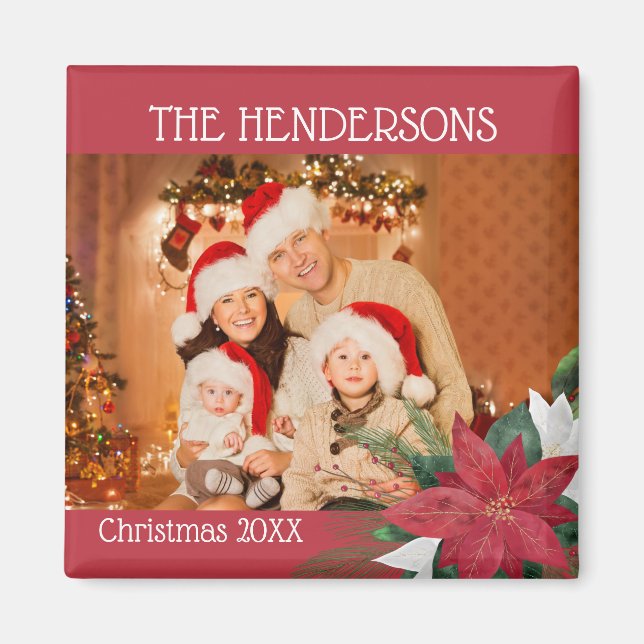 Imã Fotos da Família Magnet Poinsettia (Frente)