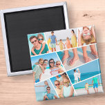 Imã Fotos de Colagem de Imagens Personalizadas 9 Simpl<br><div class="desc">Adicione nove (9) fotos personalizadas de sua família e amigos e do ano. Adicione suas fotos e,  se necessário,  desmascare o grupo de fotos e quadro,  ajuste a imagem contra o quadro e clique em máscara.</div>