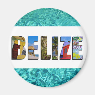 Imã Fotos do Viagem de Belize Tropical Beach Blue Ocea