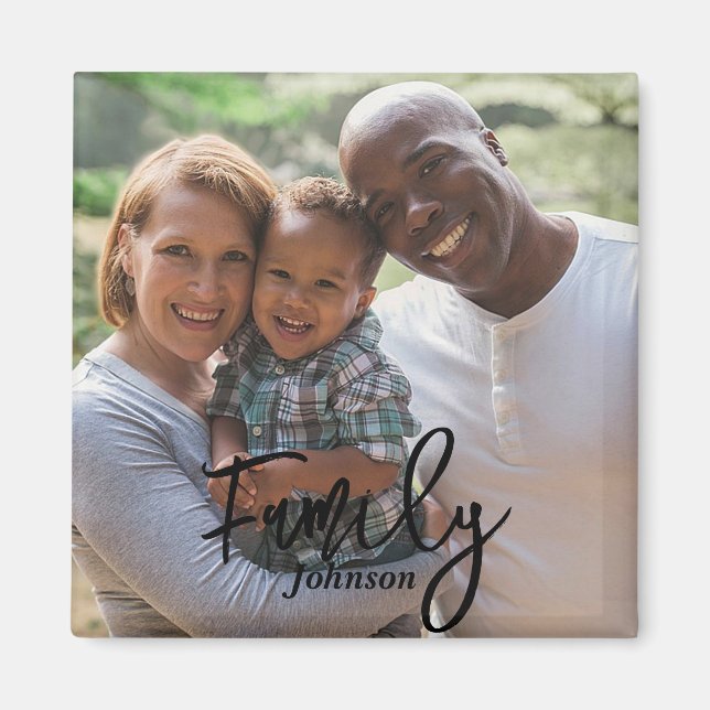 Imã Fotos personalizadas ímã personalizado (Frente)