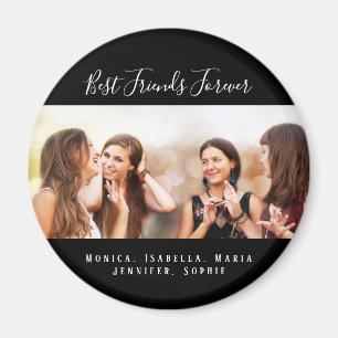 Imã Fotos personalizadas, melhores amigos para sempre,