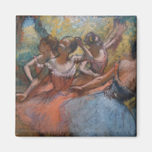 Imã Four Ballet Dancers on Stage by Degas