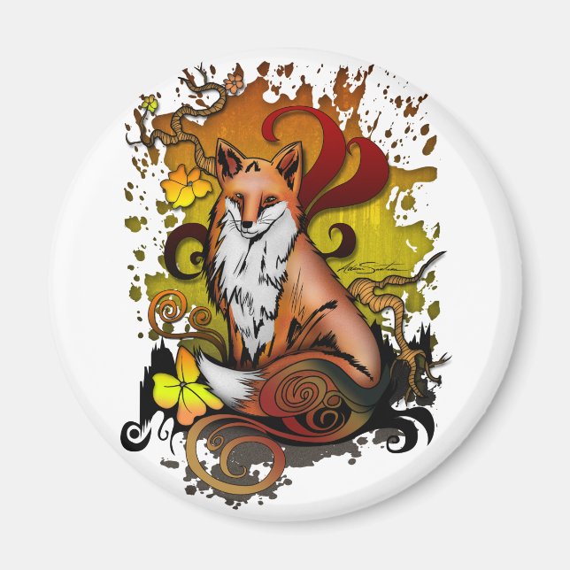 Imã Fox ao ar livre (Frente)