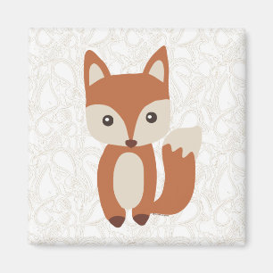 Imã Fox bonito do bebê