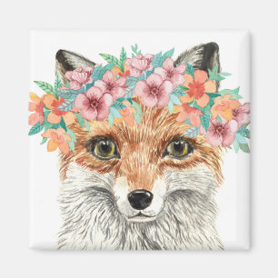 Imã Fox floral
