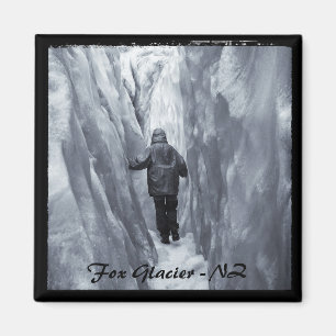 Imã Fox Glacier - Nova Zelândia 4 (Imã de geladeira)