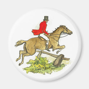 Imã Fox Hunt Jumper Hunter Horseback
