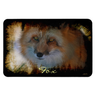 Ímã Fox-lover Wildlife Art Magnet