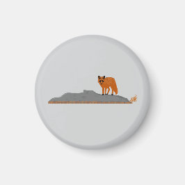 Imã 🦊 Fox on the Rock Magnet