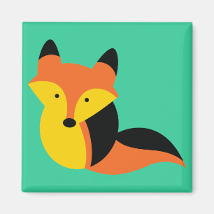 Imã Fox pequeno bonito