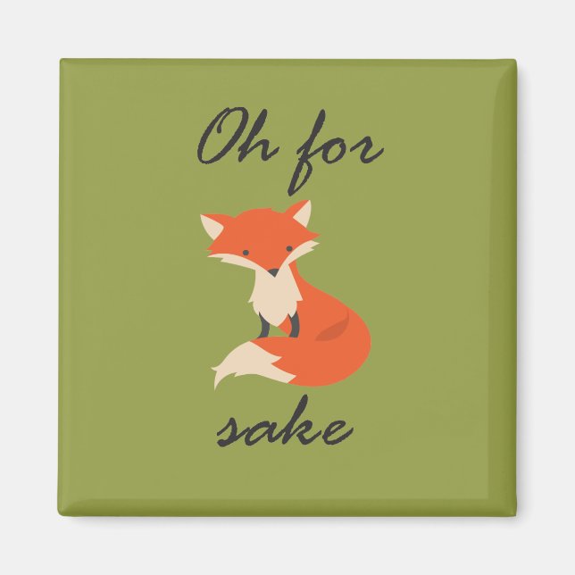 Imã Fox Sake Magnet (Frente)