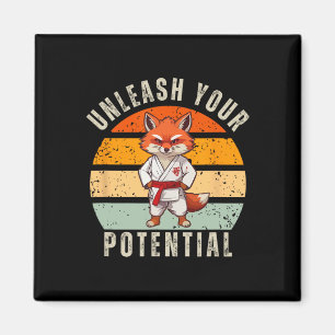 Imã Fox Self Defense Karate Retro