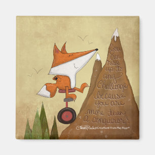Imã Fox Uniciclist-Mais que Conquistador