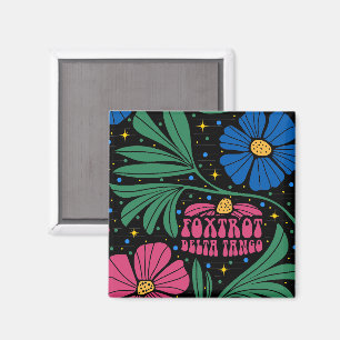Imã Foxtrot Delta Tango Flower Boho