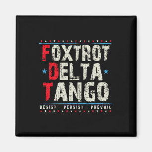 Imã Foxtrots Delta Tangos Resiste Polite Prevalecente