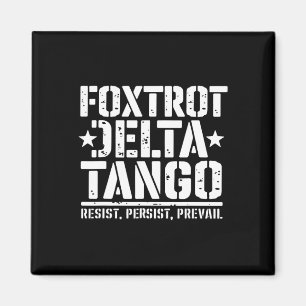 Imã Foxtrots Deltas Tangos Engraçado Resistência Urso