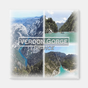 Imã FR0125 Europa, França, Verdon Gorge, Cordilheira