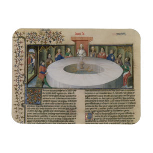 Ímã Fr.120 f.524v os cavaleiros da mesa redonda de