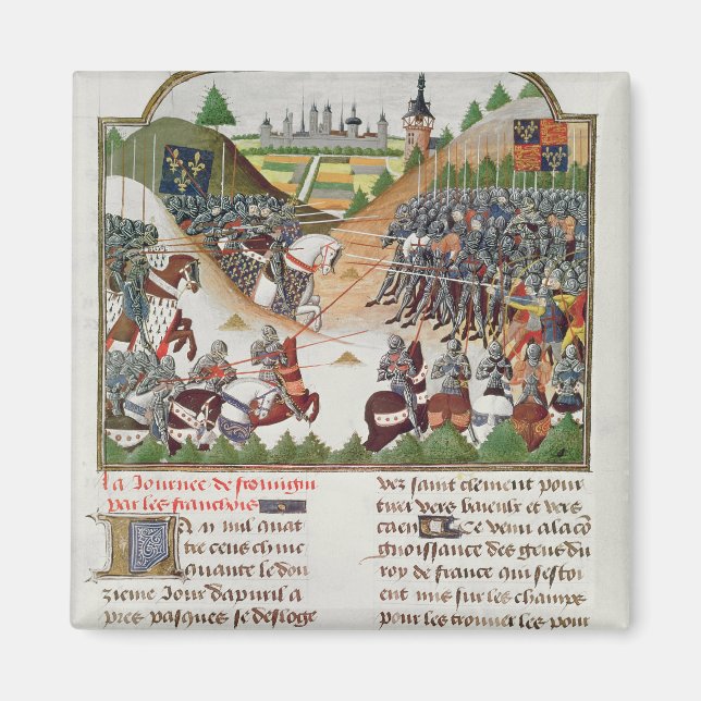 Imã Fr 2691 f.183 Batalha de Jehan Charetier (Frente)