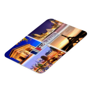 Ímã FR França - Paris de Noite -