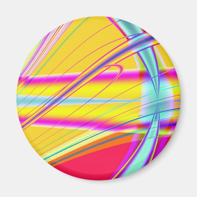 Imã Fractal Abstrato 061012e (Frente)