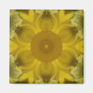 Imã Fractal amarelo-sol