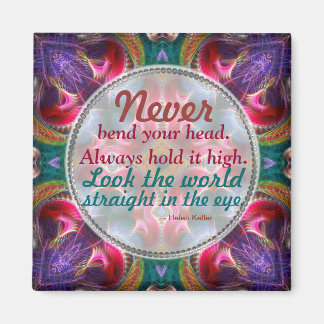 Imã Fractal Art Fantasy Motivation Quote Magnet