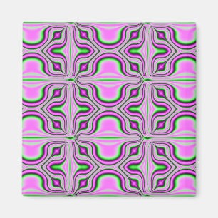 Imã fractal cor-de-rosa