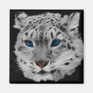 Imã Fractal do leopardo de neve