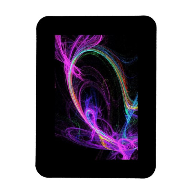 Ímã Fractal Elétrico Rosa (Vertical)