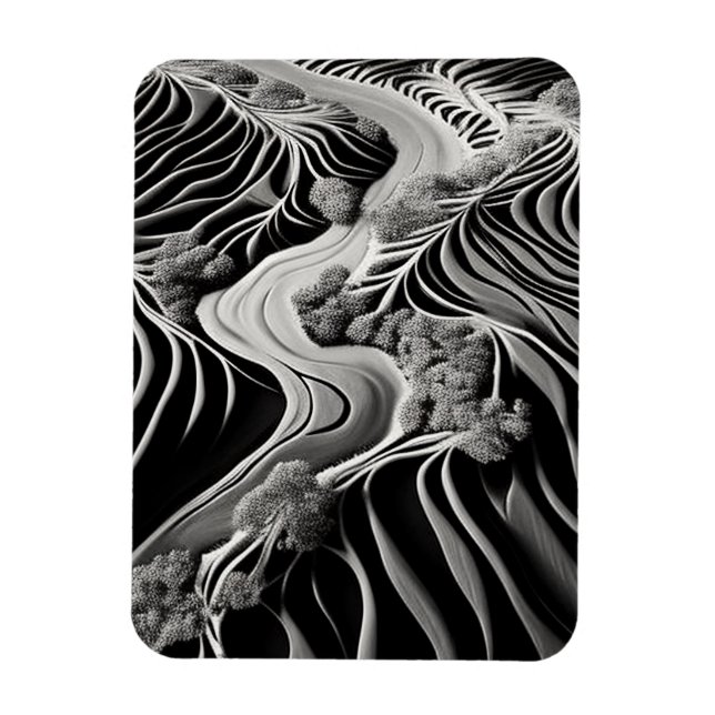 Ímã Fractal Flow (Vertical)