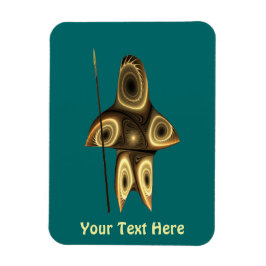 Ímã Fractal Inuit Hunter