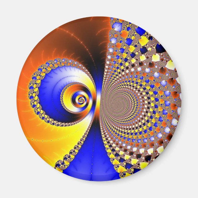 Imã Fractal macho de maçã mandelbrot set (Frente)