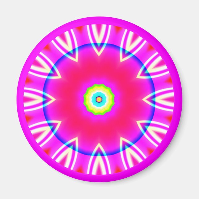 Imã Fractal Mandala (Frente)
