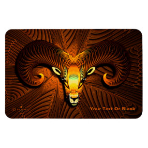 Ímã Fractal Ram Head