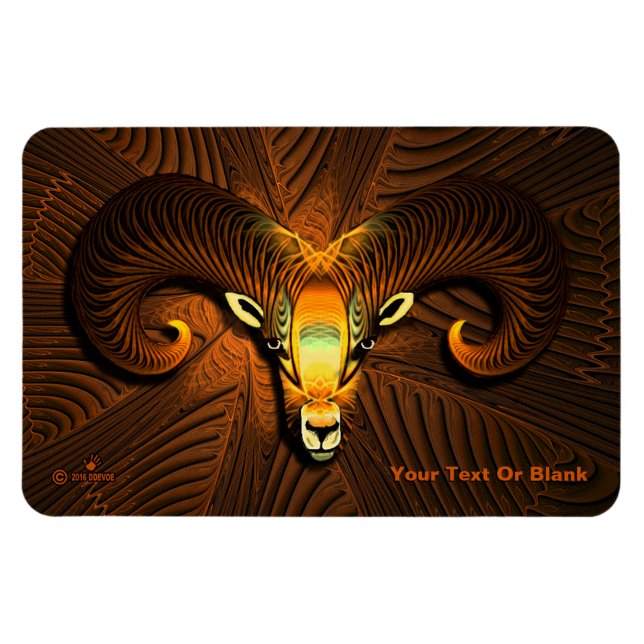 Ímã Fractal Ram Head (Horizontal)